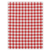 Red Checkered Gingham Tablecloth Tafelkleed (Voorkant)