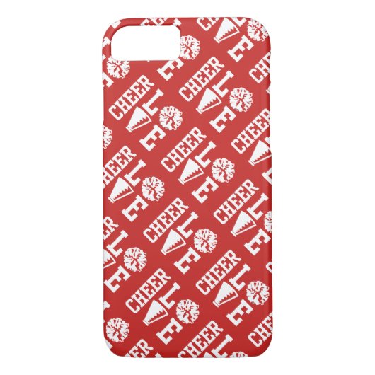 Red Cheer Love Pattern Case-Mate iPhone Case (Achterkant)