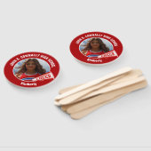 Red Cheerleader Photo High School Spirit Handwaaier (Niet-gemonteerd)