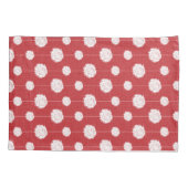 Red Cheerleader Pom Pom Pattern Kussensloop (Achterkant)