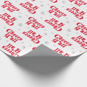 Red Cheers Y'all Cadeaupapier (Hoek)