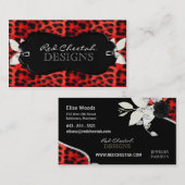 Red Cheetah Visitekaartje (Voorkant / Achterkant)