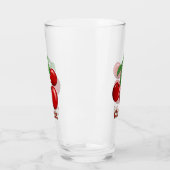 Red Cherries Cluster Design gepersonaliseerd Glas (Links)