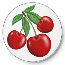 Red Cherries Fruit Design