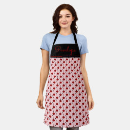 Red Cherries gepersonaliseerd Schort