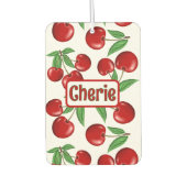 Red Cherries Graphic Pattern - Gepersonaliseerd Luchtverfrisser (Voorkant)