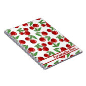 Red Cherries Graphic Personalized Notitieboek (Rechterzijde)