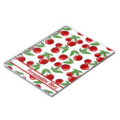 Red Cherries Graphic Personalized Notitieboek (Linkerzijde)