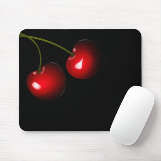 Red Cherries Mouse Pad Muismat (Met muis)