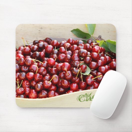 Red Cherries Mousepad Muismat (Met muis)