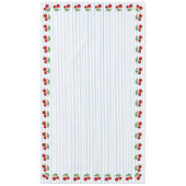 Red Cherries op Blue Stripes Graphic Pattern Tafelkleed (Voorkant)