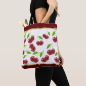 Red Cherries Pattern Tote Bag (Dichtbij)