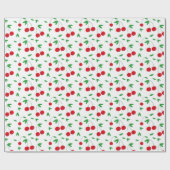 Red Cherries Summer All Occasion Cadeaupapier (Vlak)