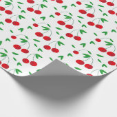 Red Cherries Summer All Occasion Cadeaupapier (Hoek)