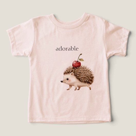 Red Cherry Adorable Hedgehog (Design voorkant)