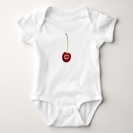 Red Cherry Babygro/Creeper Romper (Voorkant)