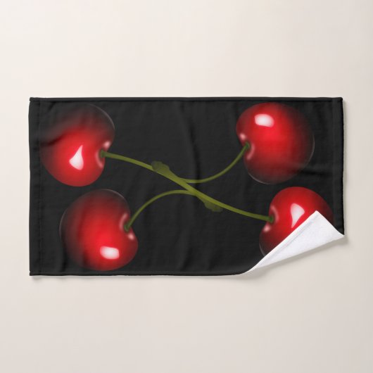 Red Cherry Bath-handdoeken stellen aangepaste kleu Bad Handdoek (Handdoek)