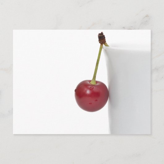 Red Cherry Berry Briefkaart (Voorkant)