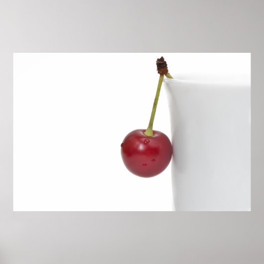 Red Cherry Berry Poster (Voorkant)