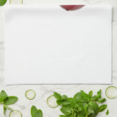 Red Cherry Berry Theedoek (Gevouwen)