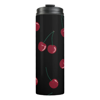 Red Cherry Black Thermosbeker