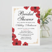 Red Cherry Blossom Chinees Vrijgezellenfeest Kaart (Staand voorkant)