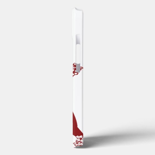 Red Cherry Blossom iPad Air Case (Achterkant / Links)