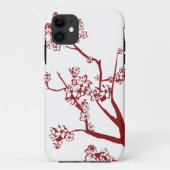 Red Cherry Blossom iPhone 5 Hoesje (Achterkant)