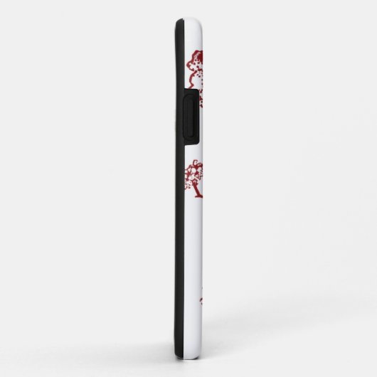 Red Cherry Blossom iPhone 5 Hoesje (Achterkant/rechts)