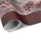 Red Cherry Blossom Tree Cadeaupapier (Rol Hoek)