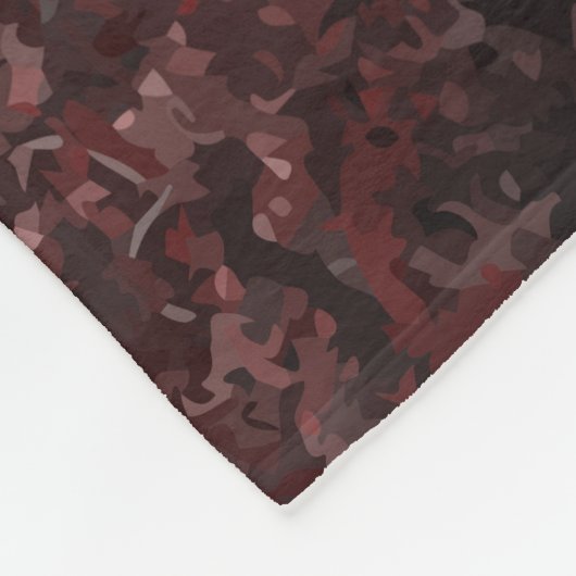 Red Cherry Blossom Tree Fleece Deken (Hoek)