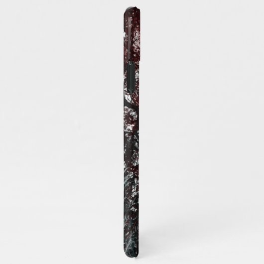 Red Cherry Blossom Tree iPhone Hoesje (Rechterkant)