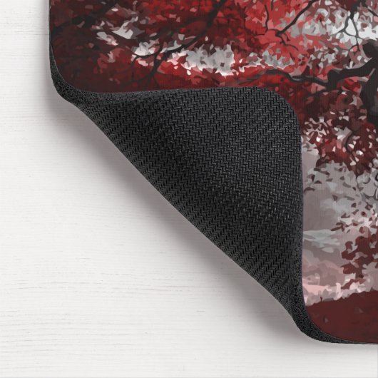 Red Cherry Blossom Tree Muismat (Hoek)