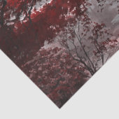 Red Cherry Blossom Tree Tissuepapier (Detail)