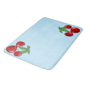 Red Cherry Cherries Design Customizable Badmat (Gekanteld)