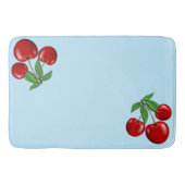 Red Cherry Cherries Design Customizable Badmat (Voorkant)