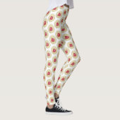 Red Cherry Danish Breakfast Pastry Food Pastries Leggings (Rechts)