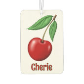 Red Cherry Design gepersonaliseerd Luchtverfrisser (Achterkant)