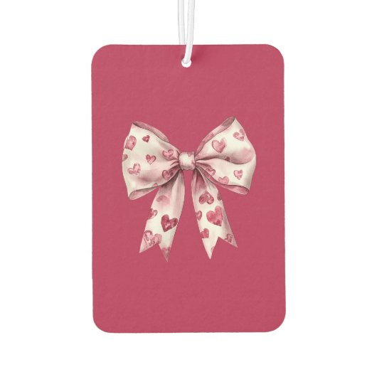 Red Cherry Hearts Luchtverfrisser (Achterkant)