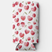 Red Cherry Hearts Seltzer Blikjeskoeler (Voorkant)