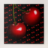 Red Cherry Jigzaag Puzzle Sweet Gift Legpuzzel (Verticaal)