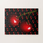 Red Cherry Jigzaag Puzzle - Zoet Legpuzzel (Horizontaal)