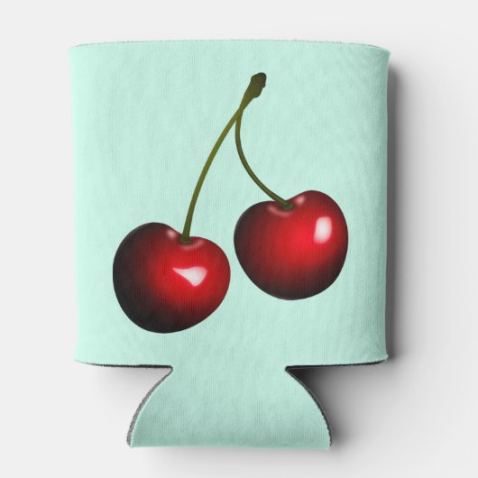 Red Cherry Koelbox Uw kleuren Blikjeskoeler (Achterkant)