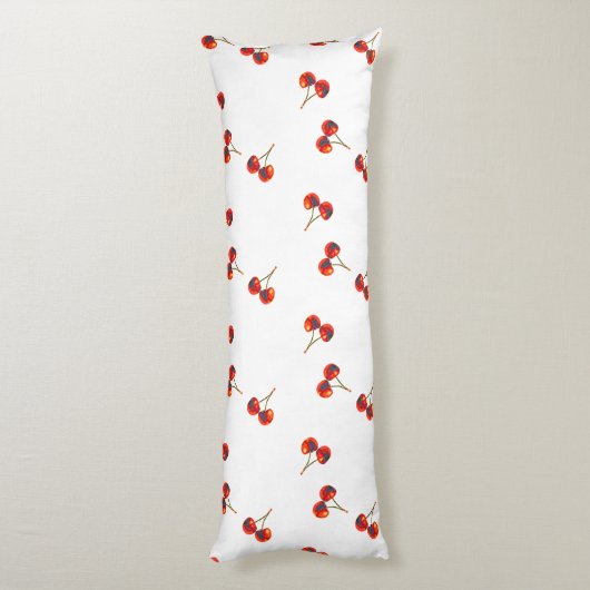 Red Cherry Lichaamskussen (Achterkant (Verticaal))