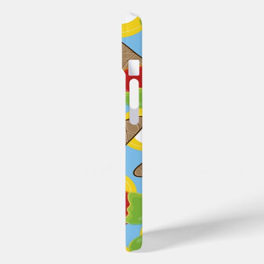 Red Cherry Limoen Retro Summer Ice Cream Casing Case-Mate iPhone Case (Achterkant / Links)