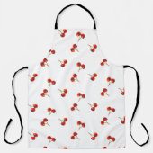 Red Cherry Paint Touch Schort (Voorkant)