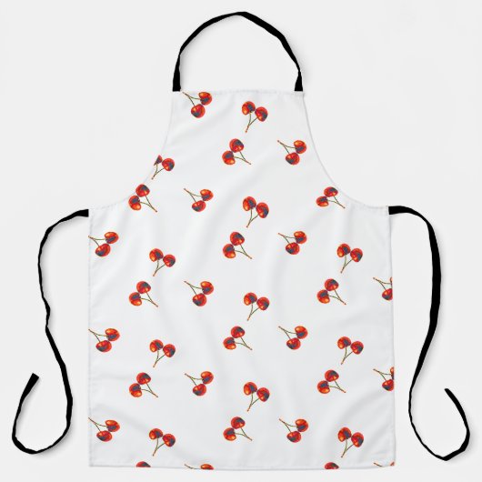 Red Cherry Paint Touch Schort (Voorkant)