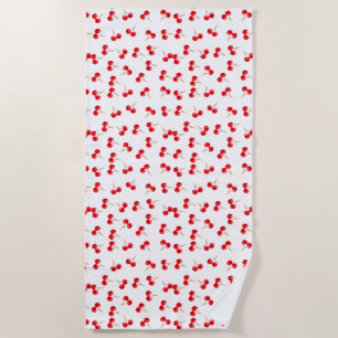 Red Cherry Pattern Strandlaken