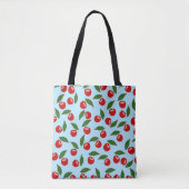 Red Cherry Pattern Tote Bag (Voorkant)