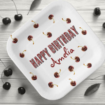 Red Cherry Personalized Party